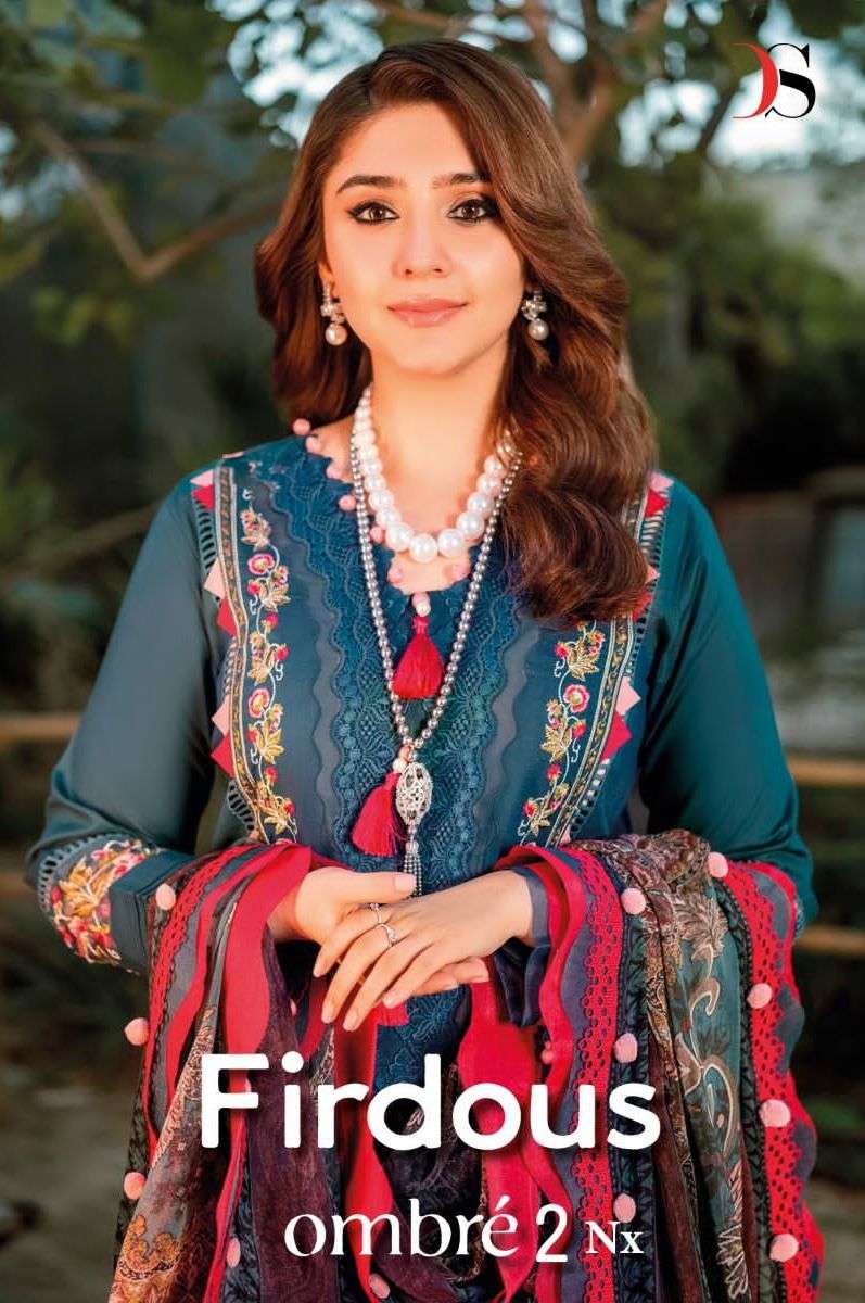 deepsy suits firdous ombre embroidered vol 2 nx amazing pakistani salwar kameez