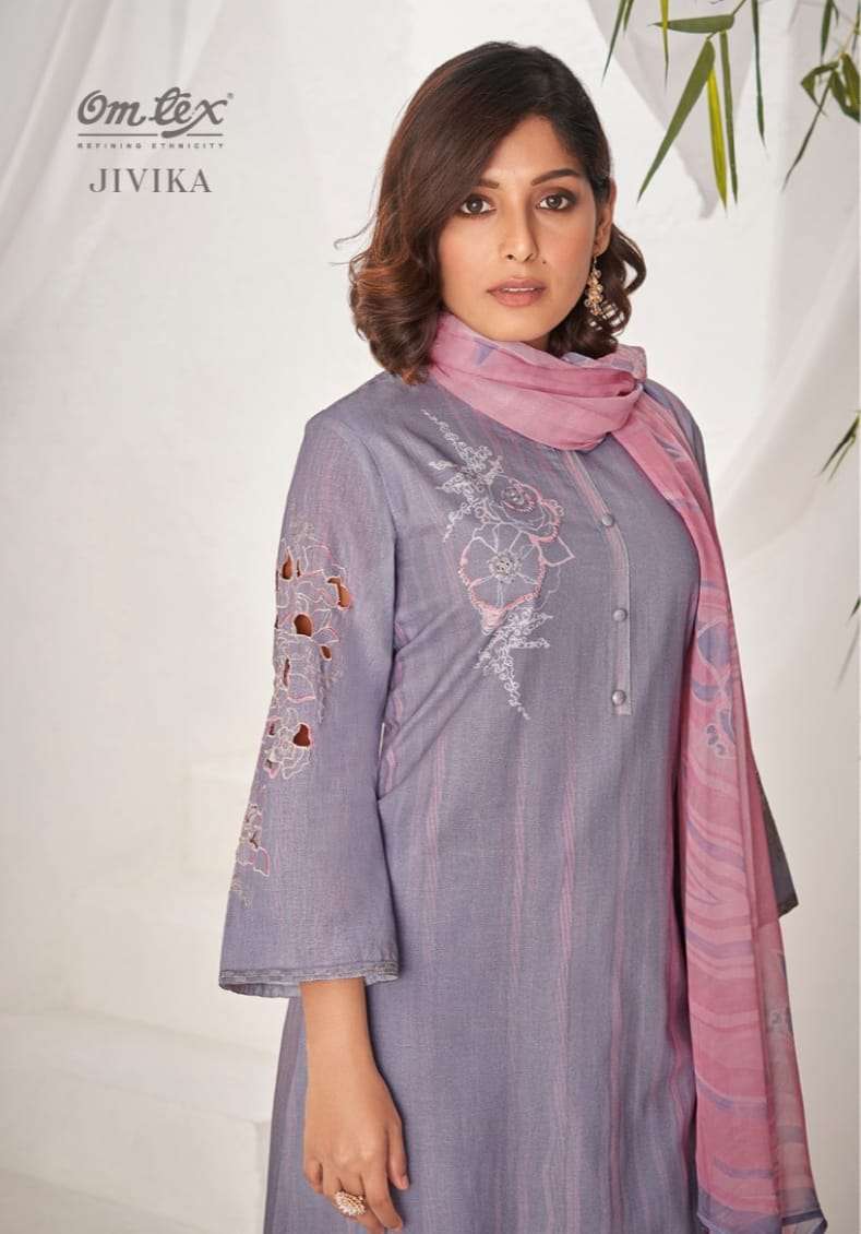 jivika by omtex designer fancy salwar kameez material 