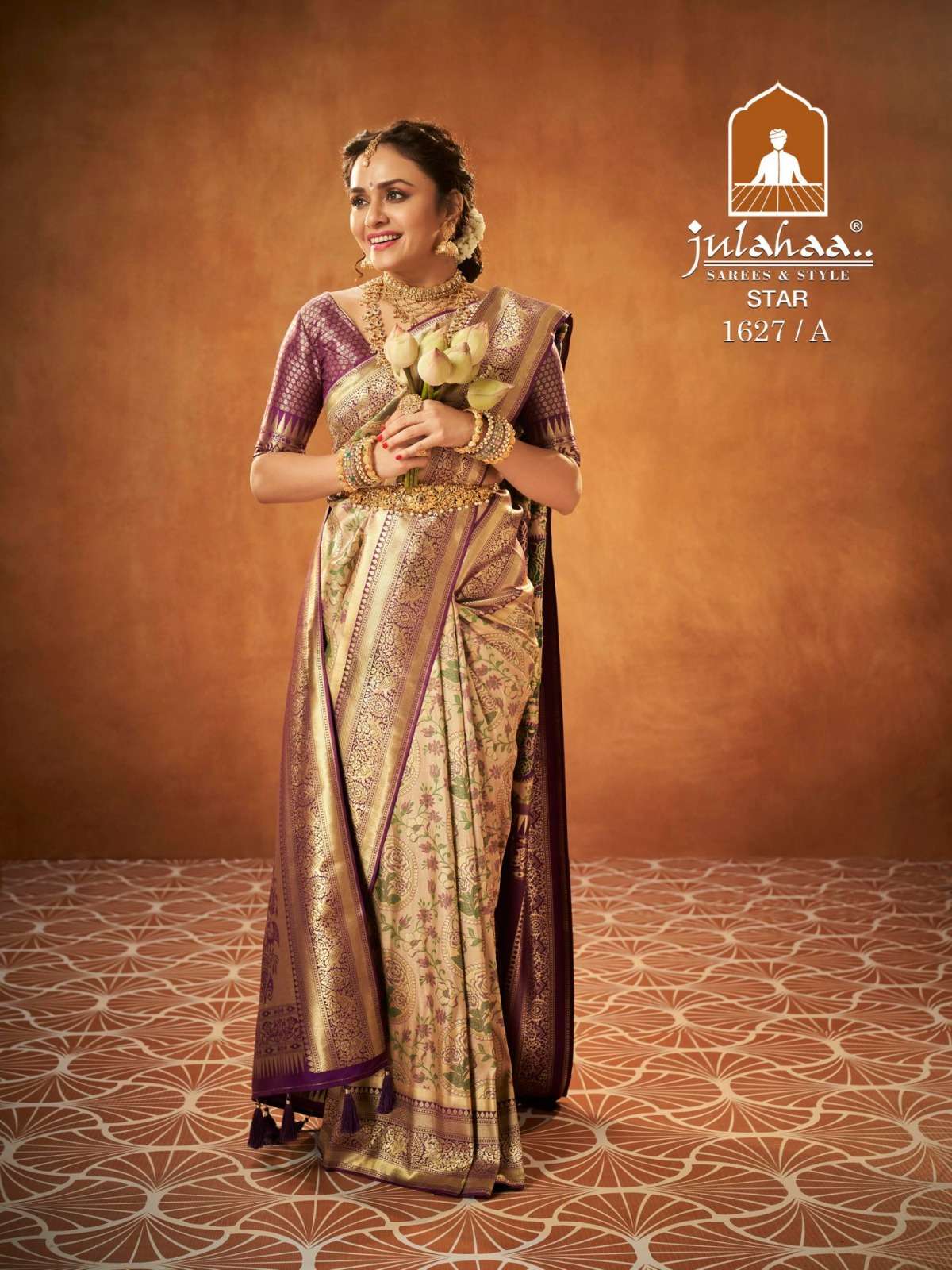 julahaa sarees present prime star designer silk amazing saris wholesaler 