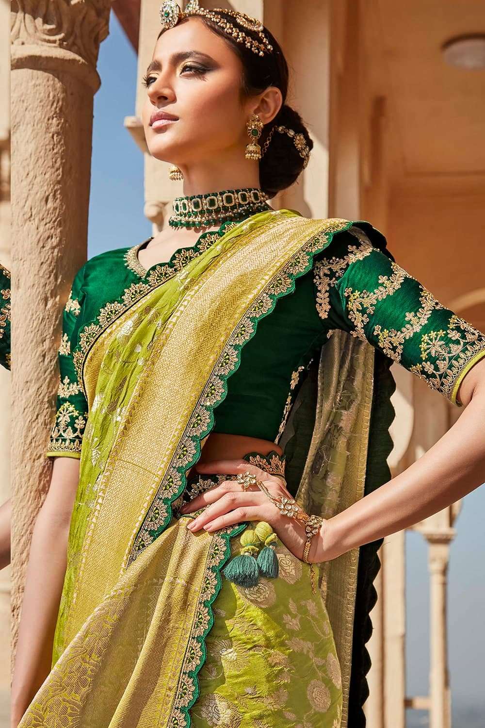 kimora hit sinduri rani designer heavy work saree collection 