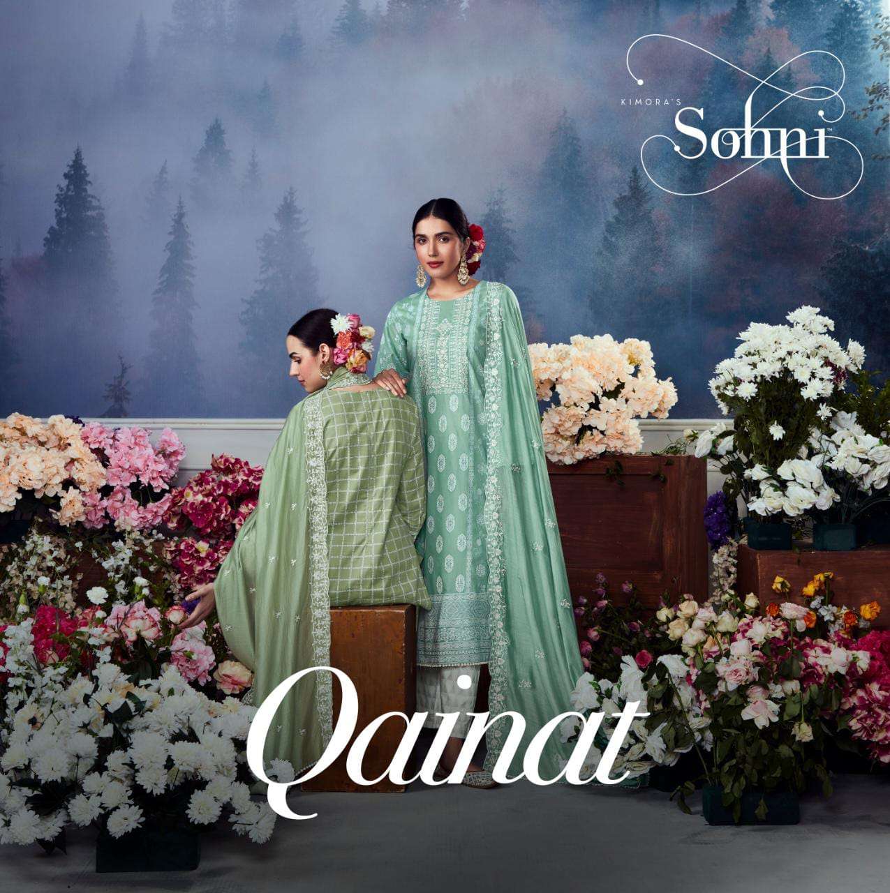 kimora sohni qainat designer work pakistani salwar kameez collection 