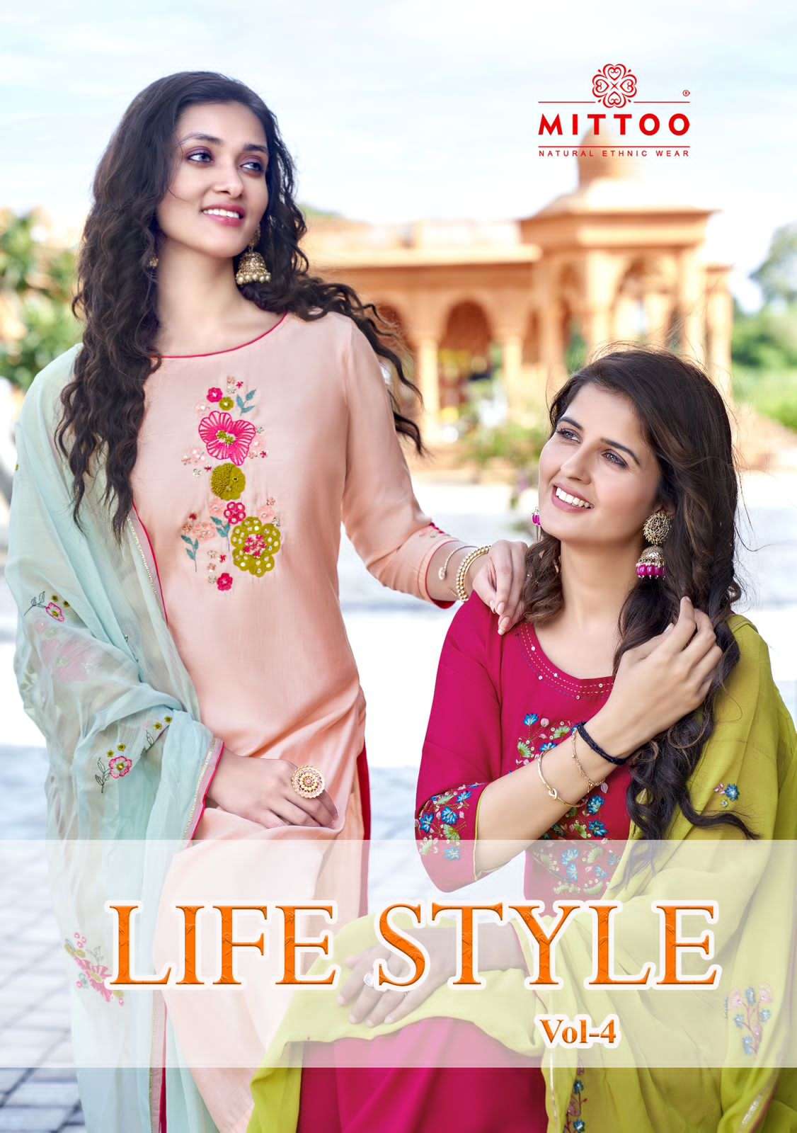 mitto life style vol 4 summer amazing work kurti with pant and dupatta