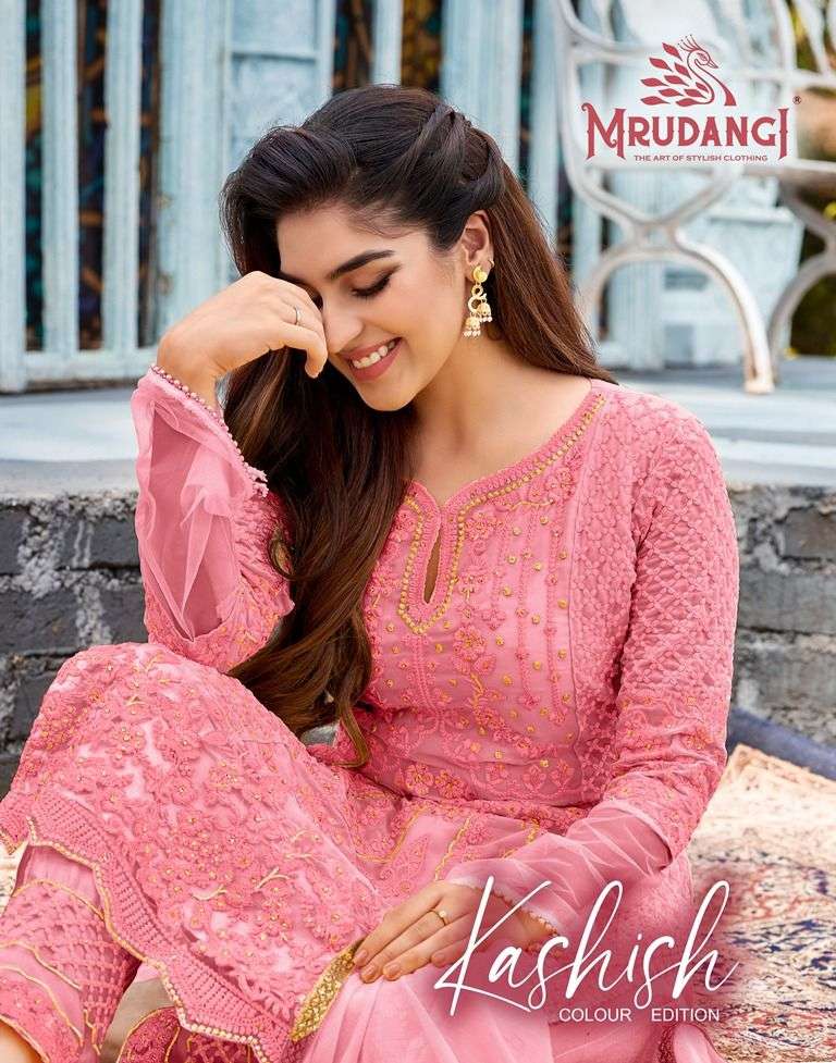 mrudangi kashish 2015 colour edition series designer work pakistani salwar kameez collection 