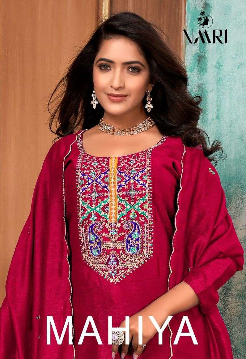 naari present mahiya designer festive wear salwar kameez collection 