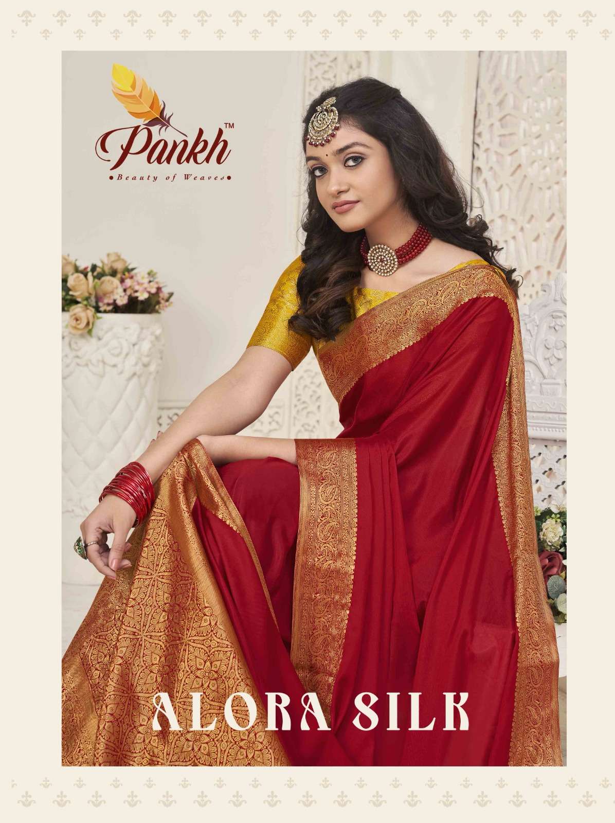 pankh alora silk 5501-5510 designer function wear saree 