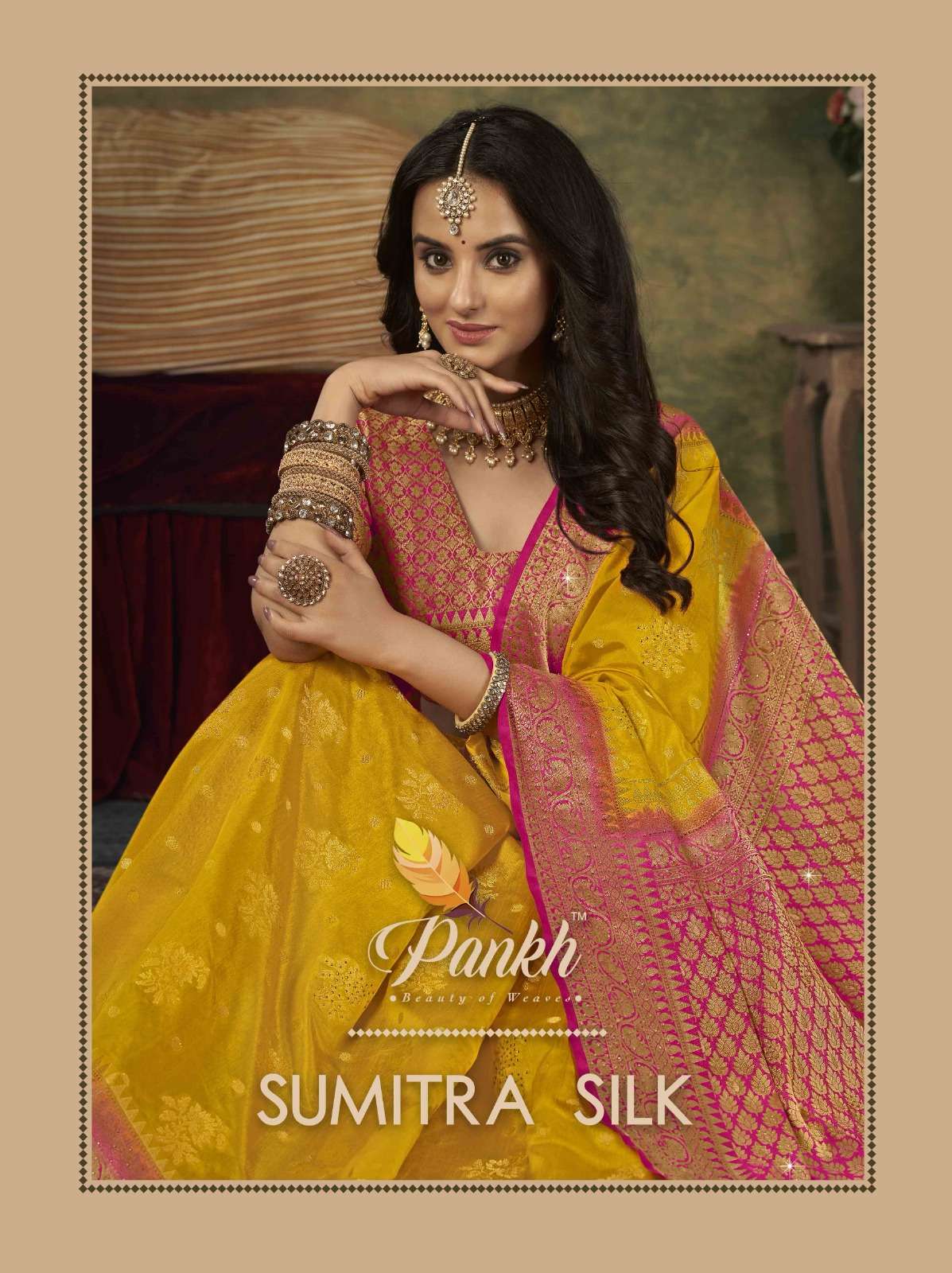 pankh sumitra silk 4901-4910 designer function wear saris 