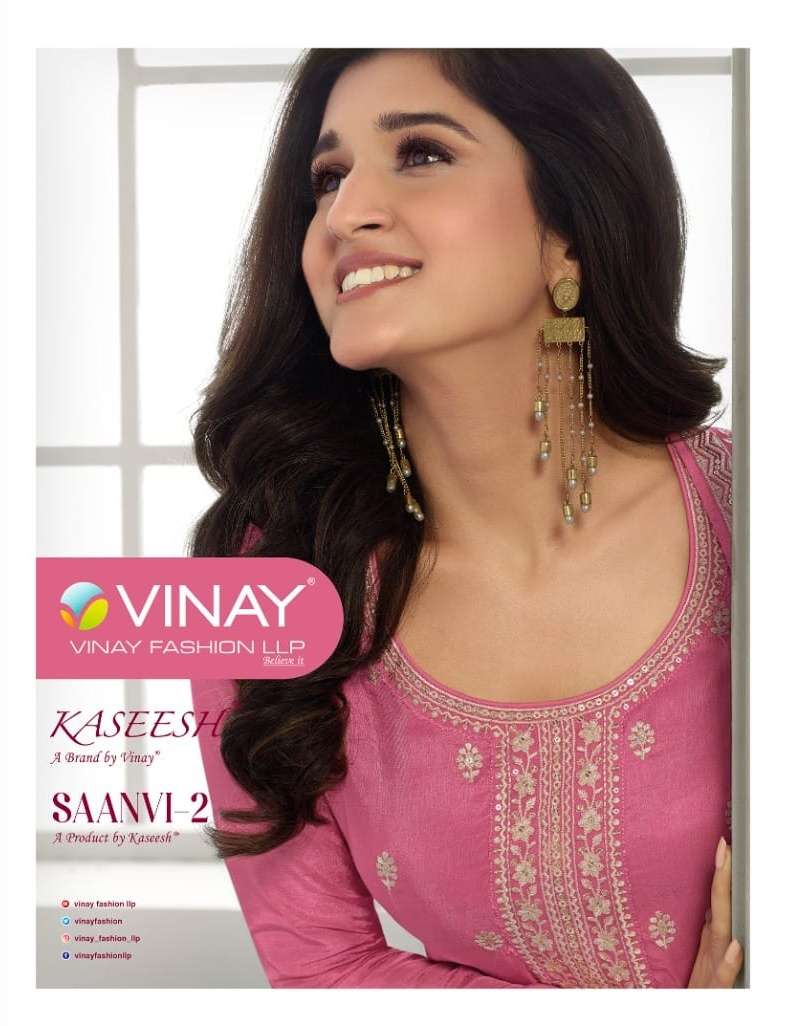 saanvi vol 2 by kaseesh vinay fashion designer work unstitch salwar kameez 