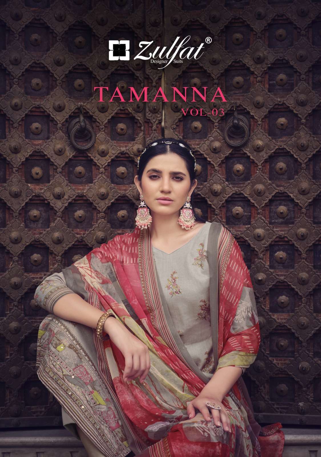 tamanna vol 3 by zulfat designer print handwork adorable salwar kameez collection 