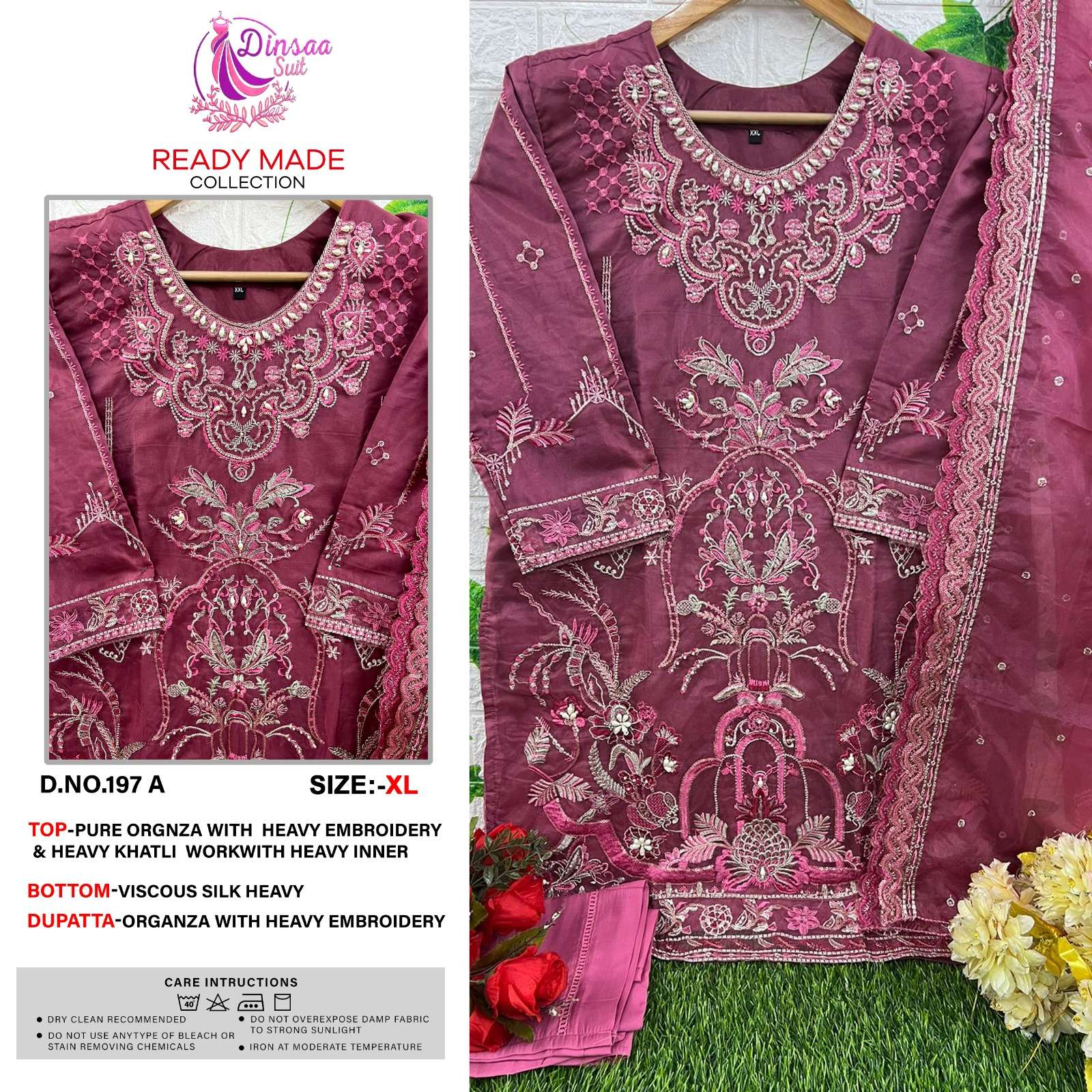 dinsaa 197 amazing designer readymade pakistani salwar kameez 