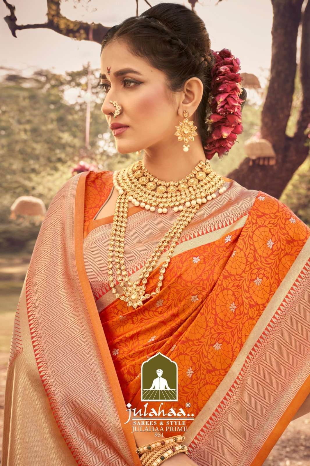 julahaa 951 designs beautiful festive wear saree collection 