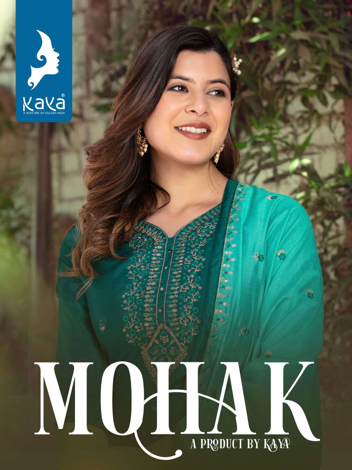 kaya present mohak designer rich look fancy kurti with pant and dupatta