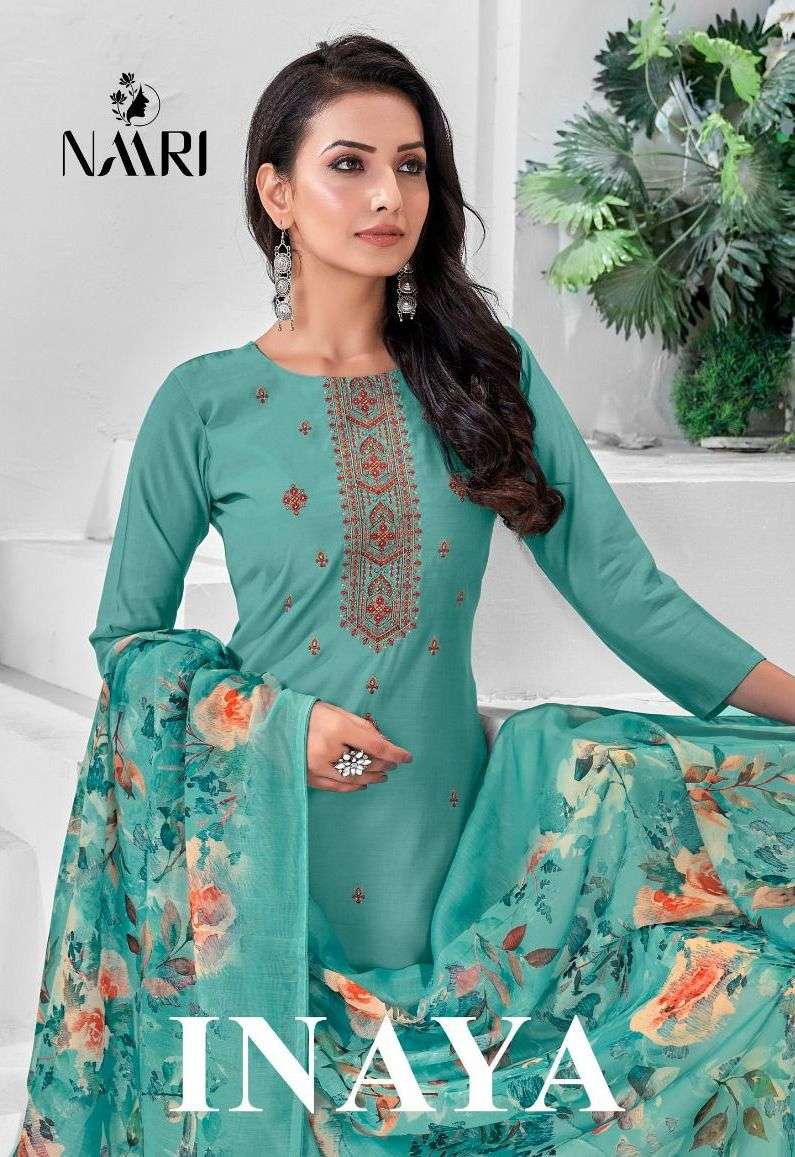 naari present inaya adorable casual wear salwar kameez collection