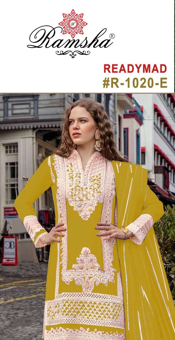 ramsha r 1020 beautiful readymade pakistani salwar kameez collection 