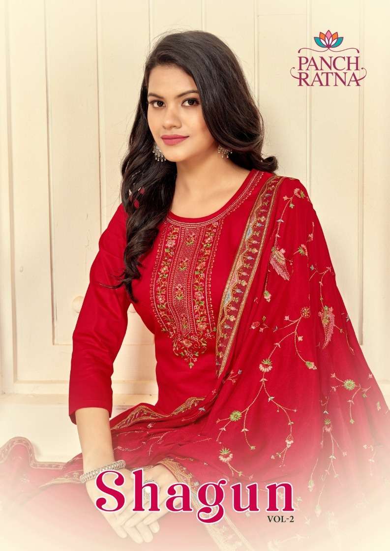 shagun vol 2 by panch ratna designer work salwar kameez collection 