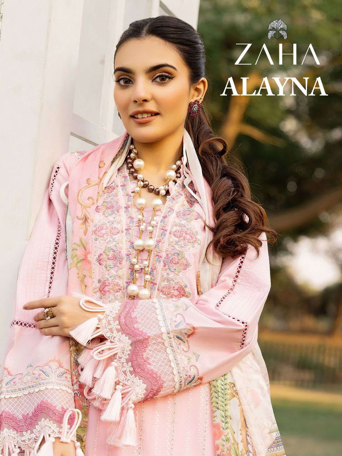 zaha present alayna designer pakistani concept salwar kameez material