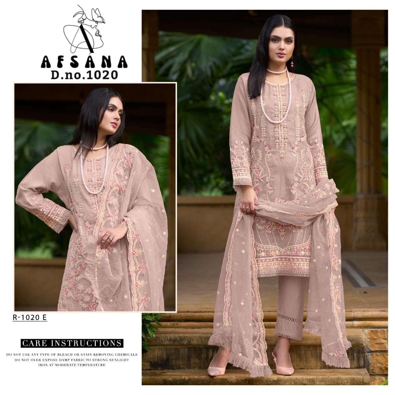 afsana 1020 colours designer work readymade pakistani salwar kameez 