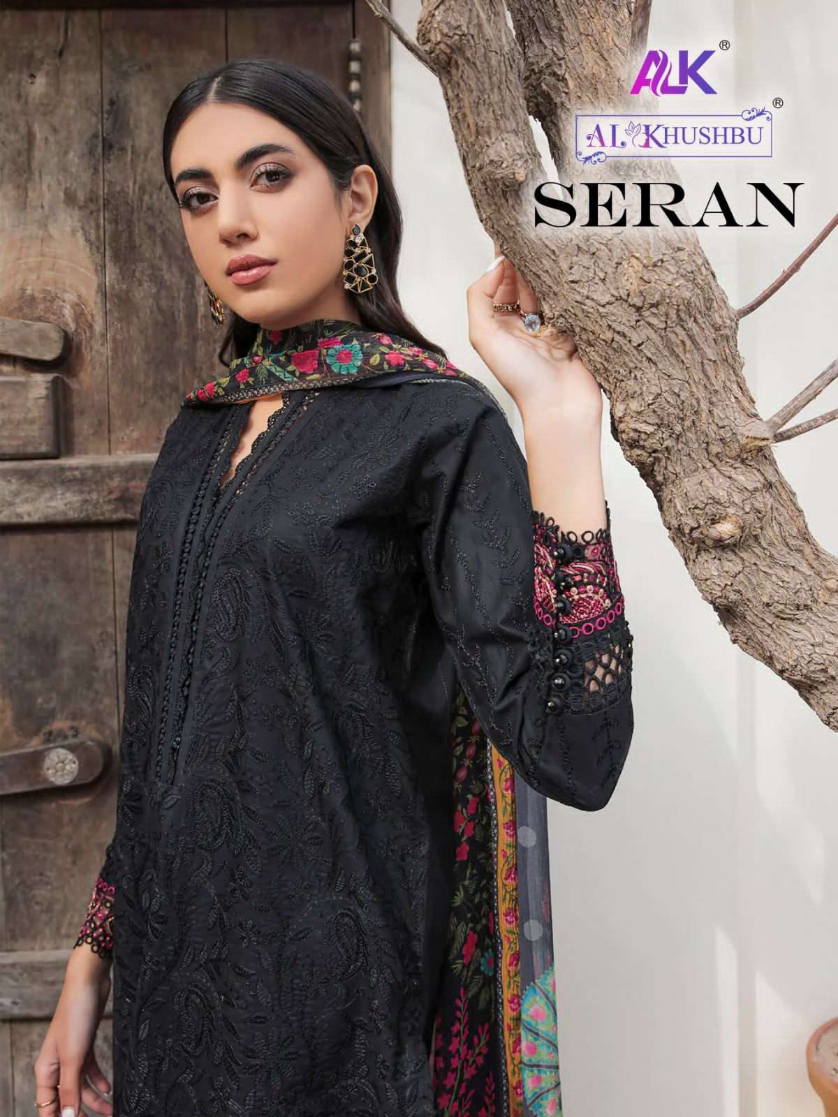 al khushbu seran vol 1 designer work pakistani concept ladies suits material