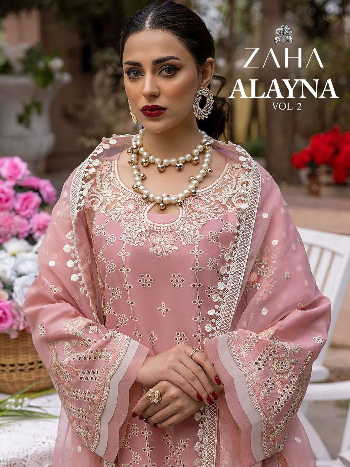 alayna vol 2 by zaha fantastic designer work pakistani salwar kameez online supplier  