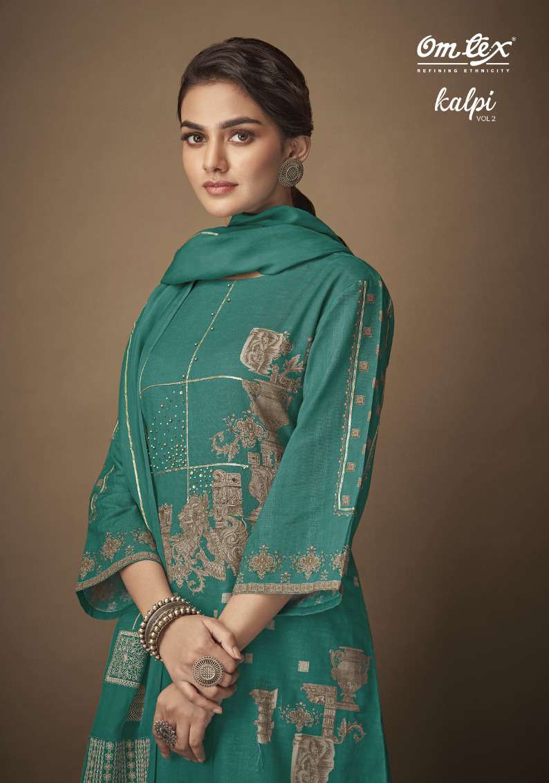 kalpi vol 2 by omtex adorable digital print salwar kameez material