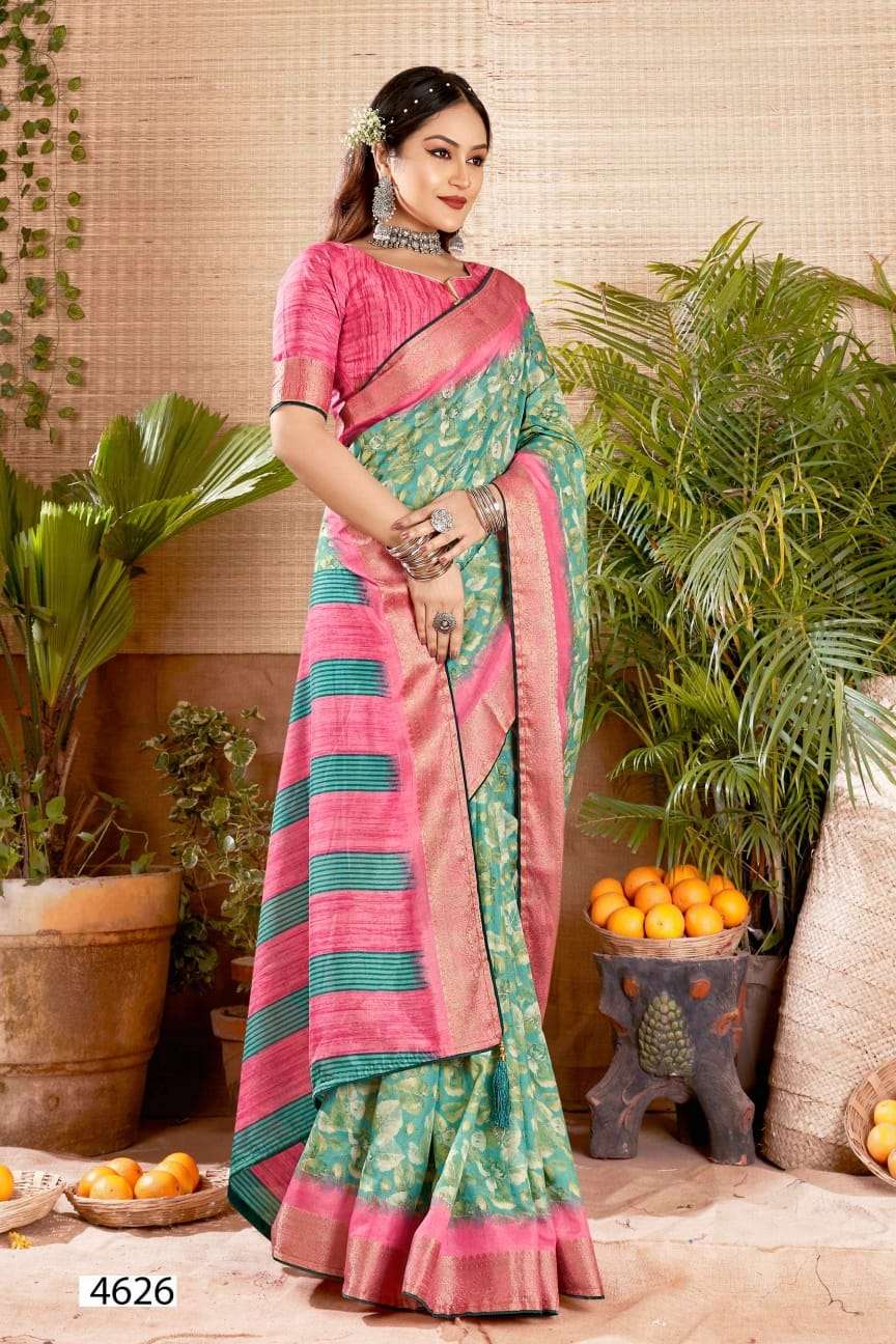 5d designer meenakshi vol 5 amazing border fancy saree wholesaler