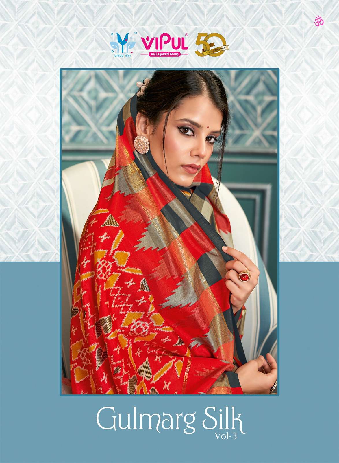 gulmarg silk vol 3 by vipul fashion amazing festive wear traditional sarees wholesaler