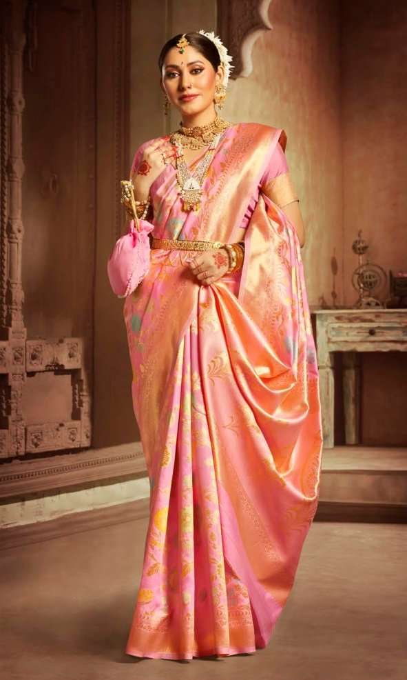 julahaa 2676-2679 festive wear single designs colour matching sarees wholesaler