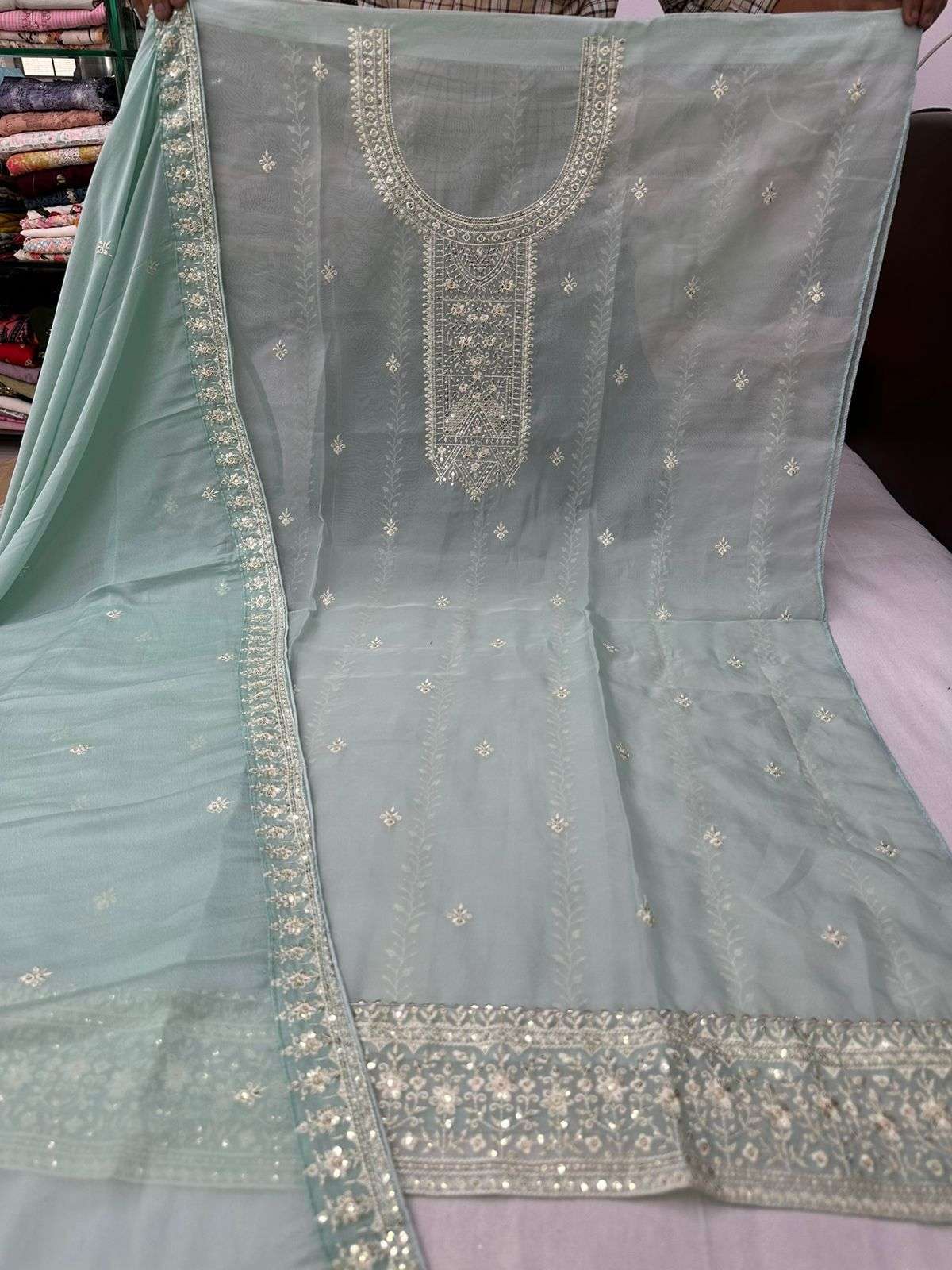 pr shreya beautiful designer work pakistani salwar suits wholesaler