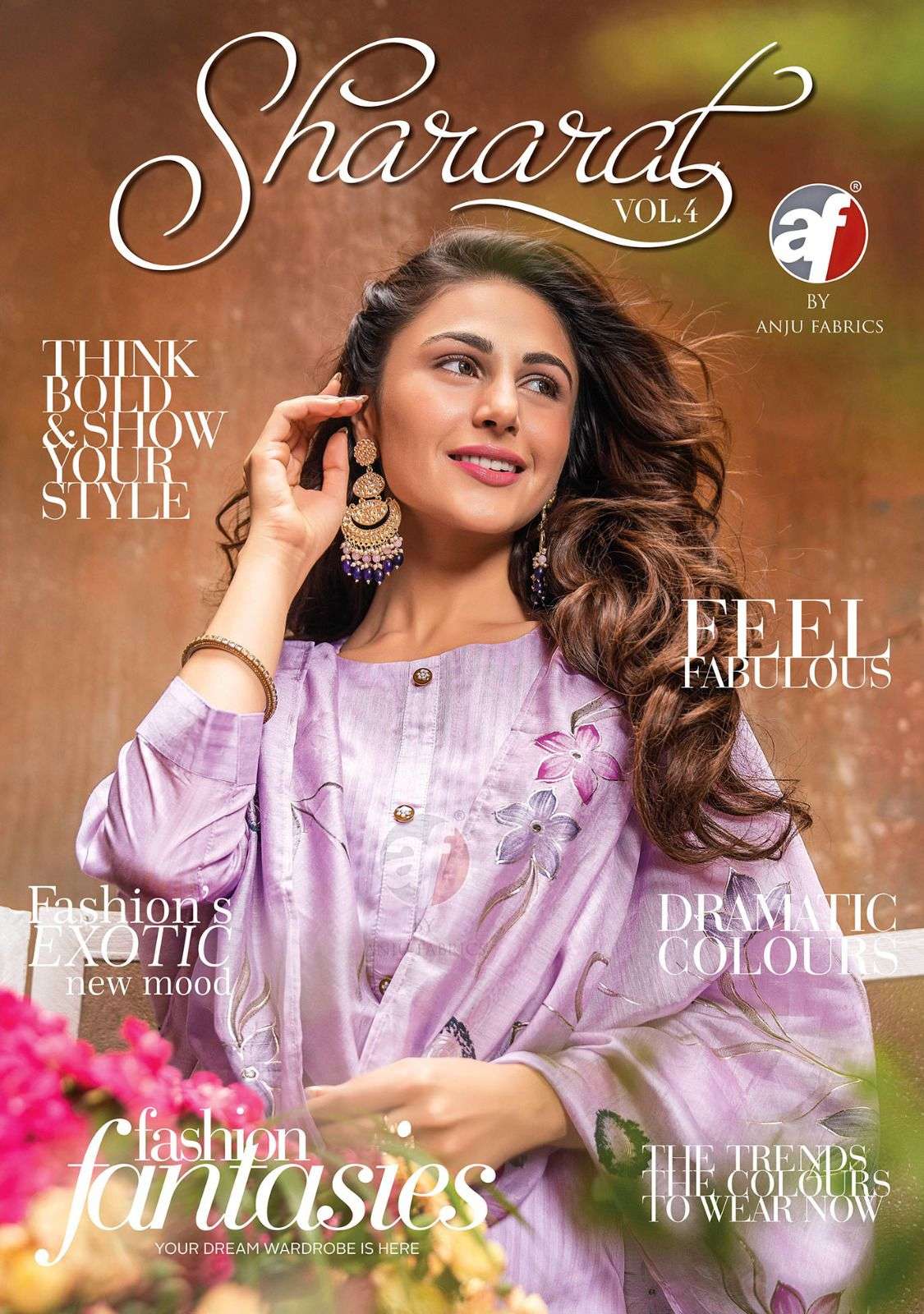 shararat vol 4 by anju fab fancy kurti with pant and chanderi dupatta 