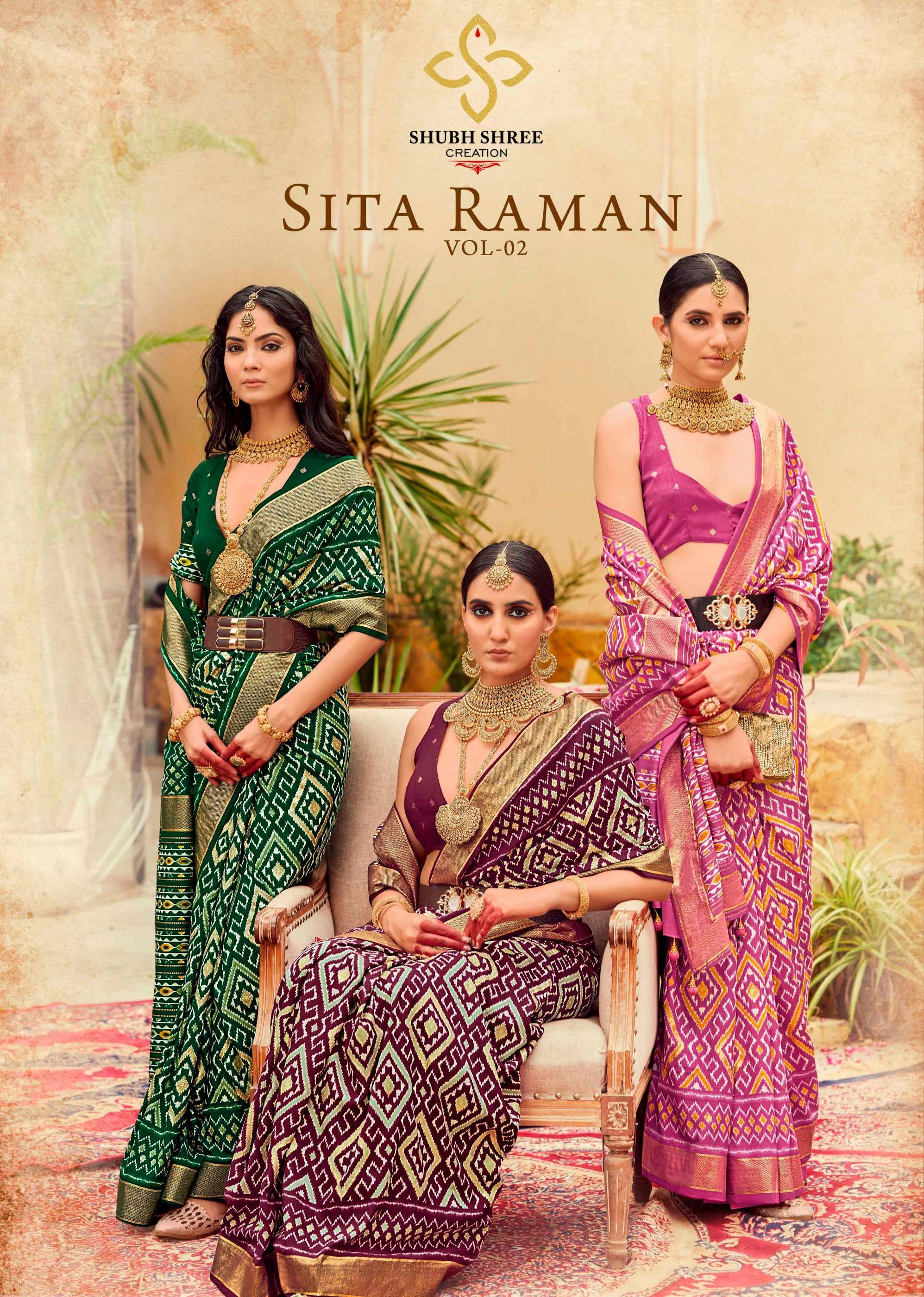 sita raman vol 2 by shubh shree creation amazing tusser silk sarees wholesaler 