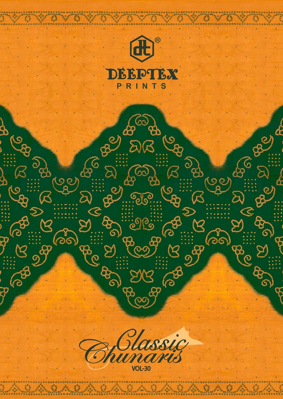 classic chunaris vol 30 by deeptex prints bandhani print cotton dress material wholesaler