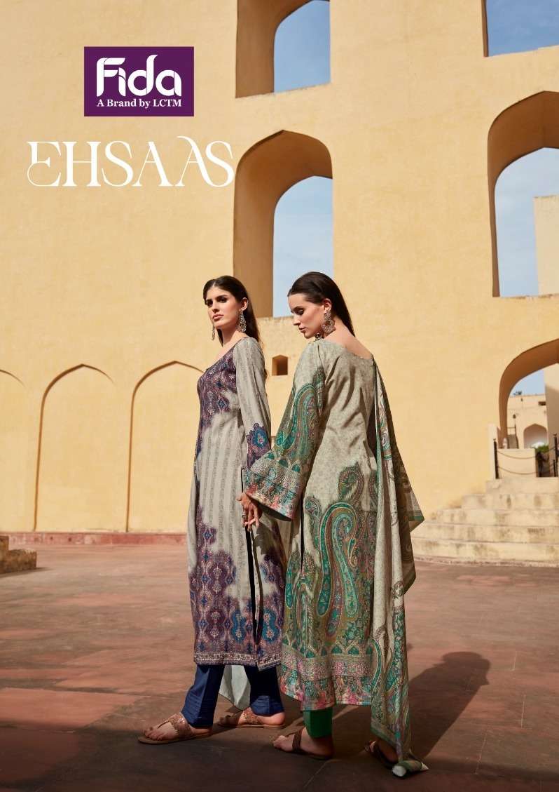 fida present ehsaas digital print pakistani suits collection