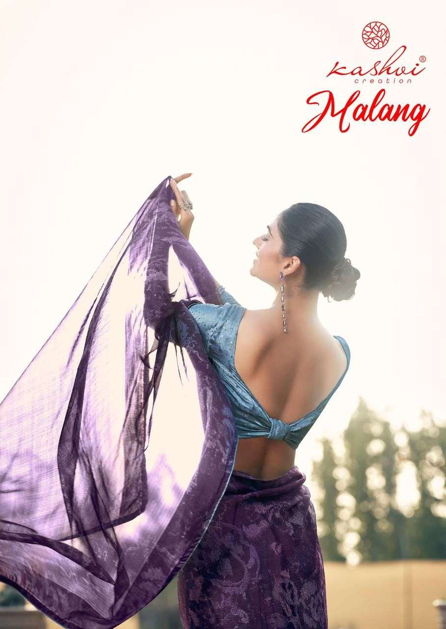 kashvi creation present malang classy sarees collection