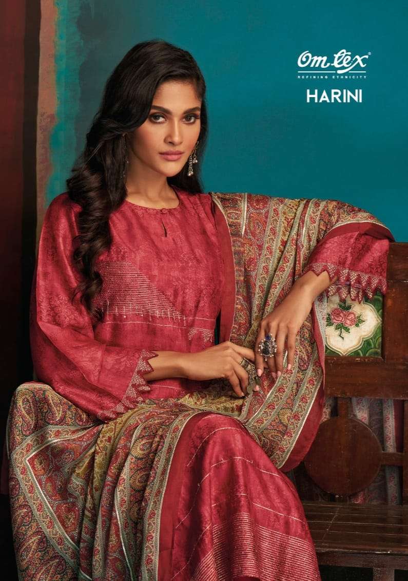 omtex present harini amazing digital print salwar kameez material