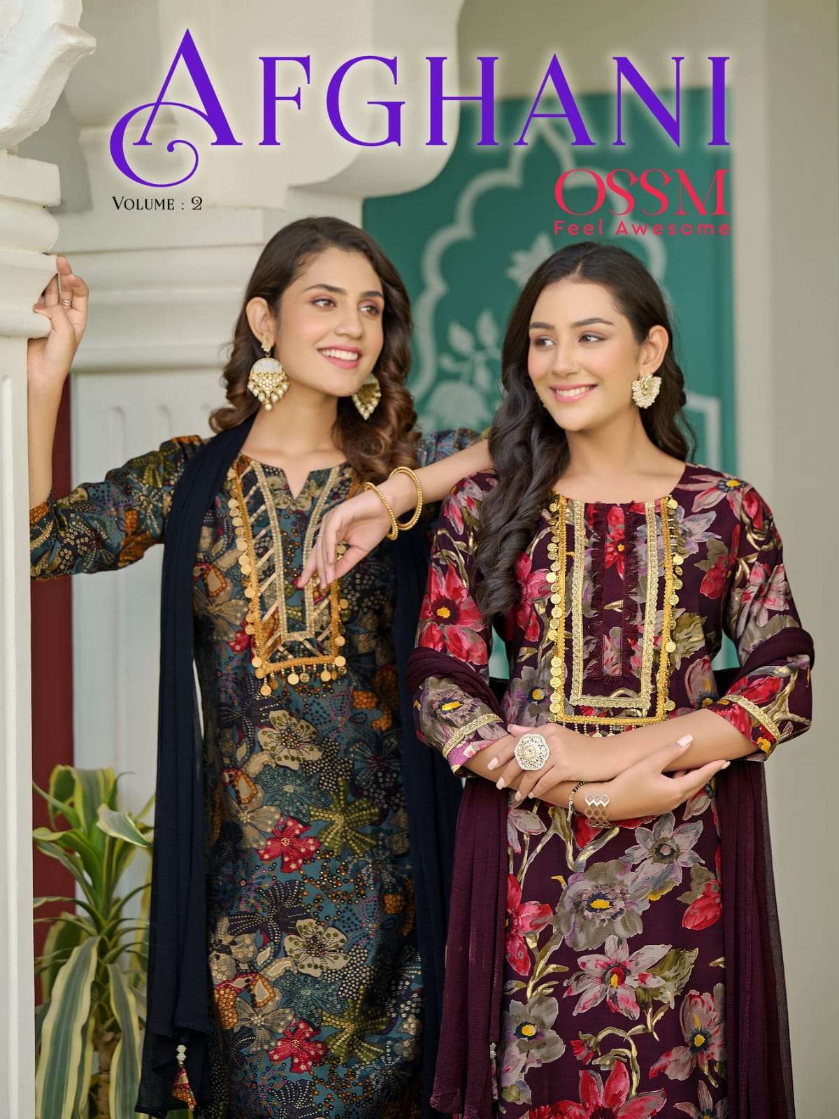 Ossm afghani vol 2 festive wear readymade salwar kameez supplier