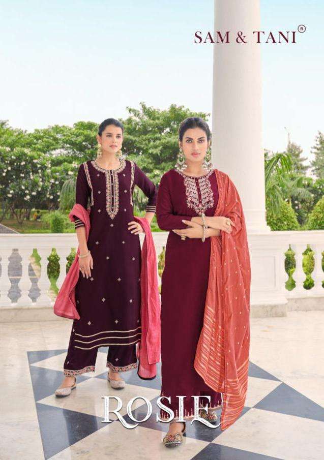 sam & tani present rosie special festive wear readymade salwar kameez catalog