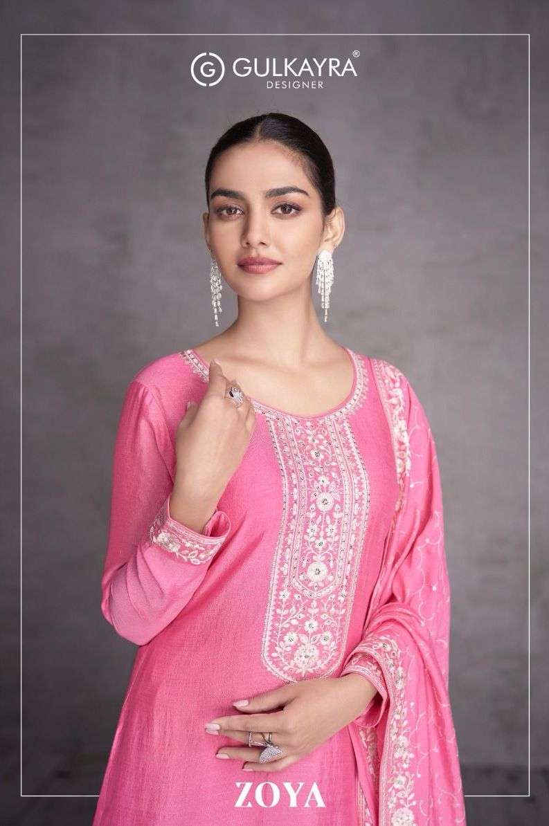 gulkayra designer present zoya silk unstitch salwar kameez