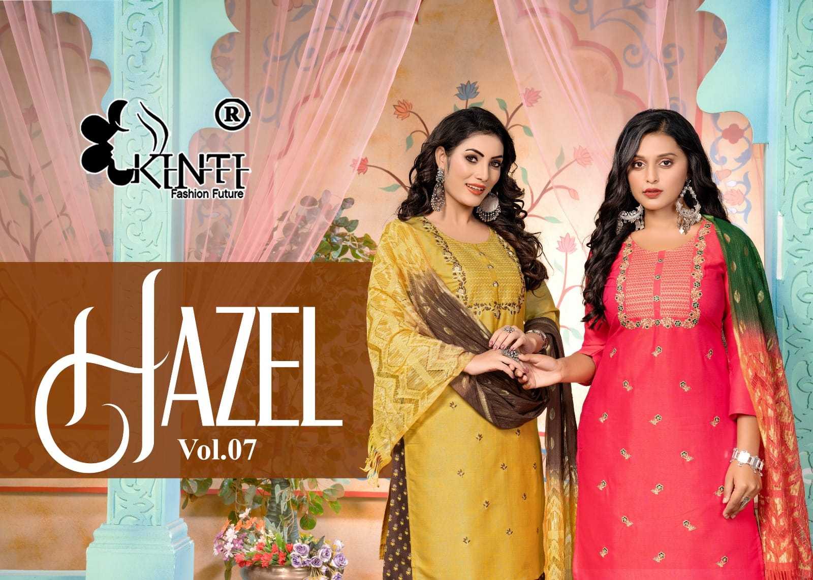 kinti launch hazel vol 7 fancy salwar kameez fullstitch trendy collection