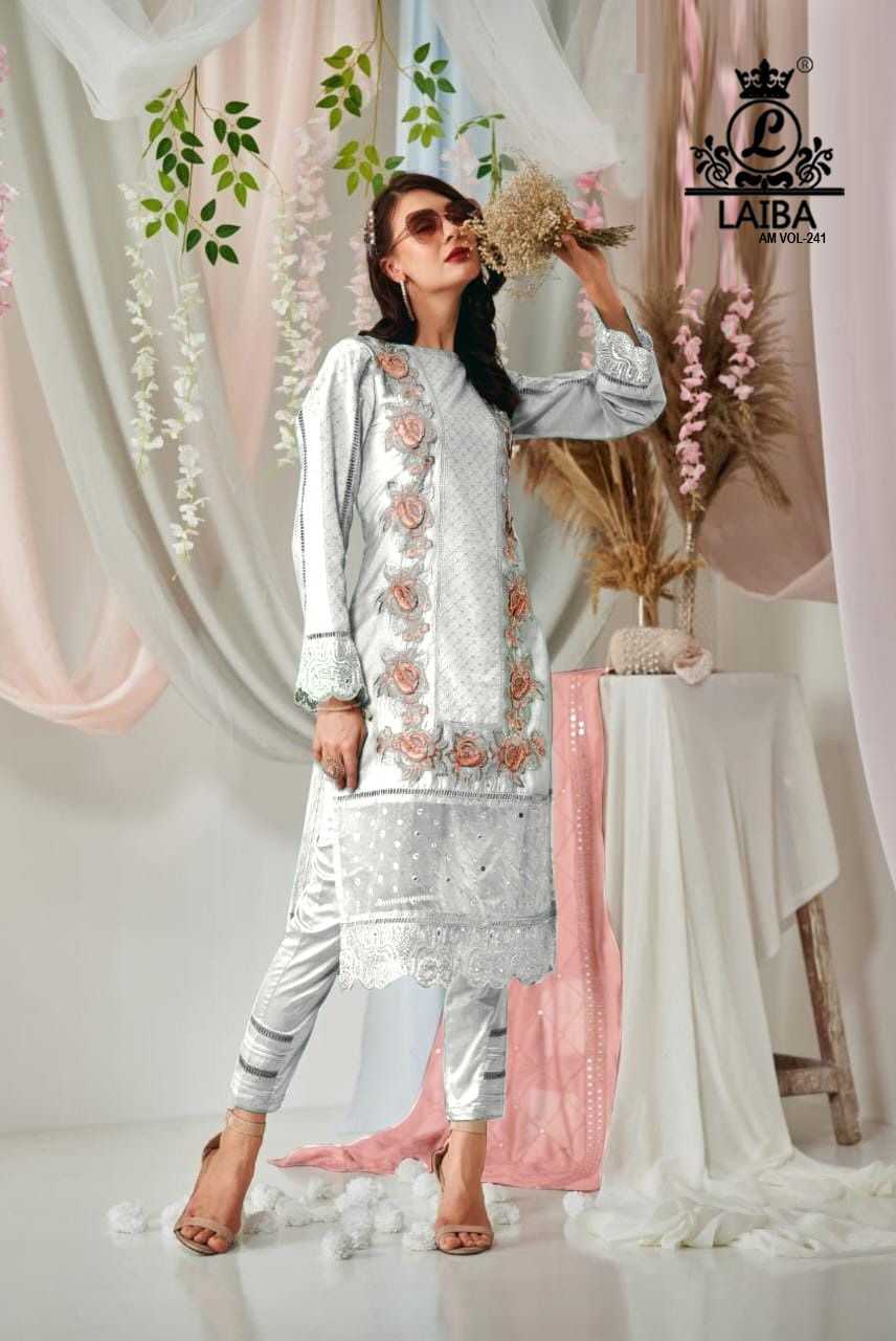 laiba am vol 241 designer pakistani occasion wear salwar kameez readymade collection