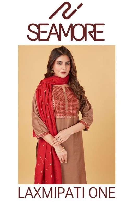 seamore laxmipati vol 1 beautiful chanderi readymade salwar kameez