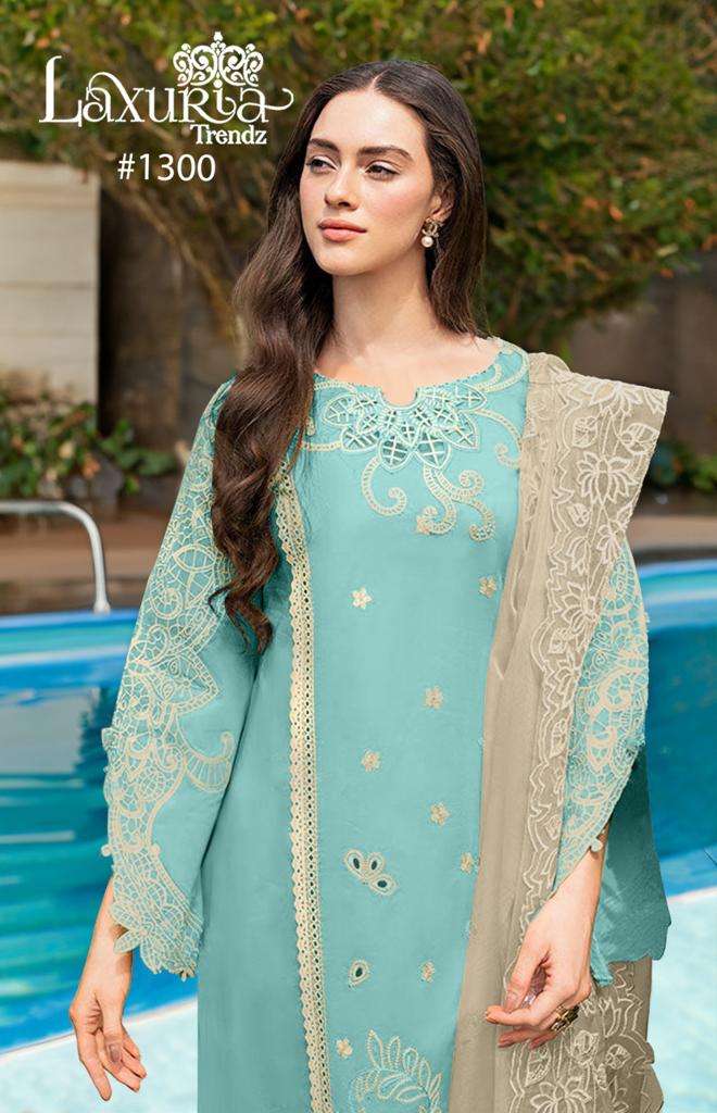 laxuria 1300 readymade pakistani top bottom dupatta diwali special catalog