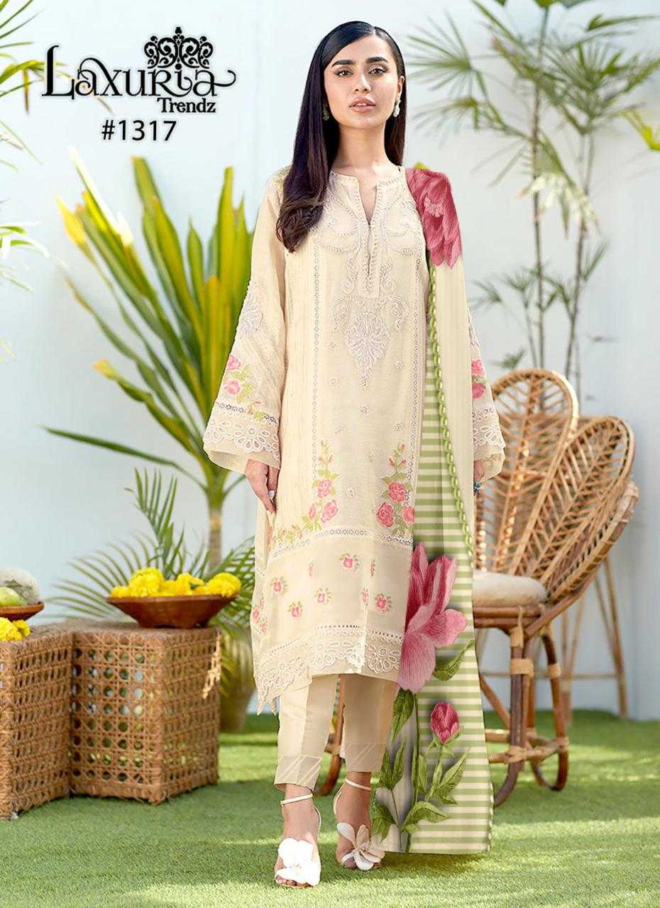 laxuria trendz 1317 fullstitch pakistani ladies suit