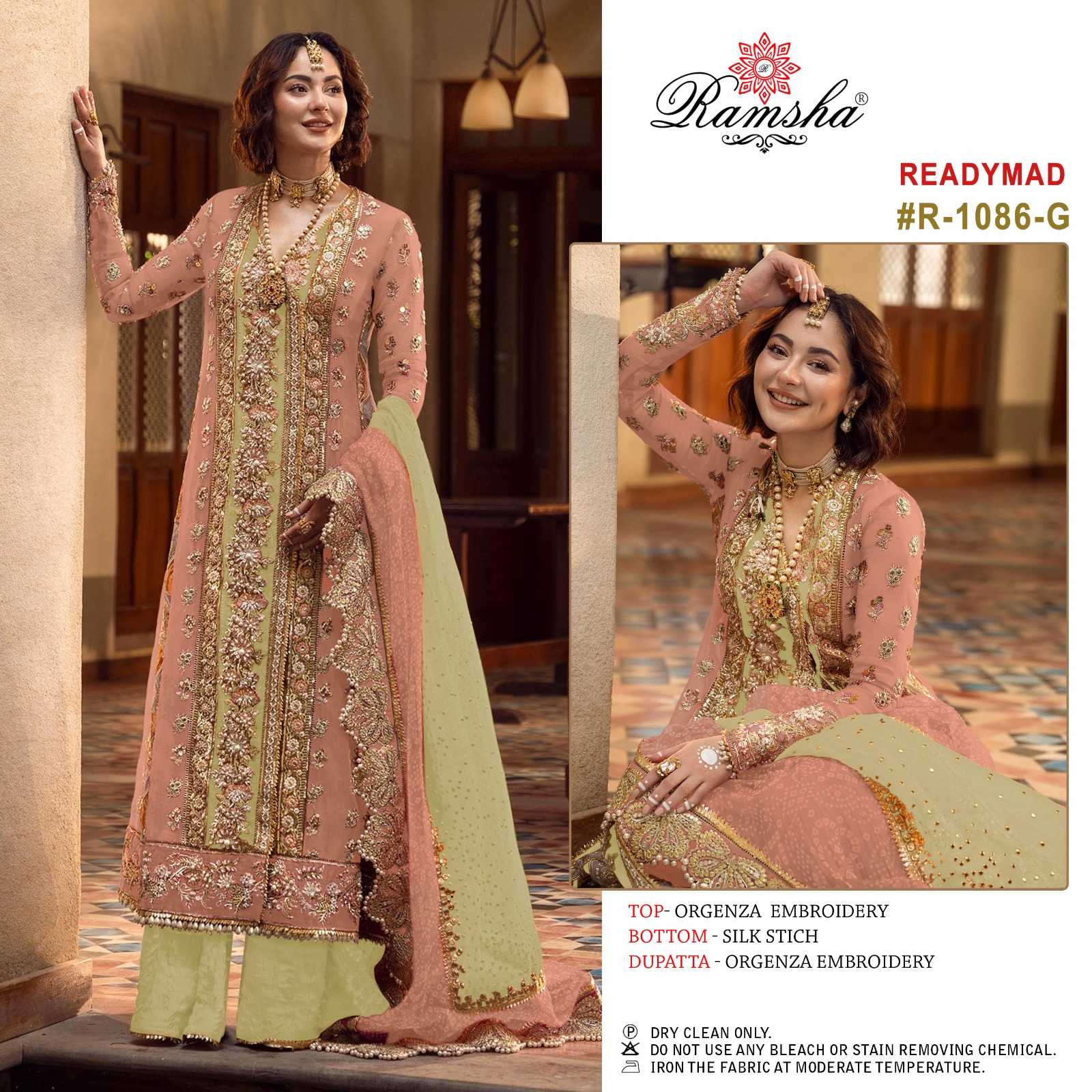 ramsha 1086 nx dusty chart readymade occasion wear pakistani long salwar kameez