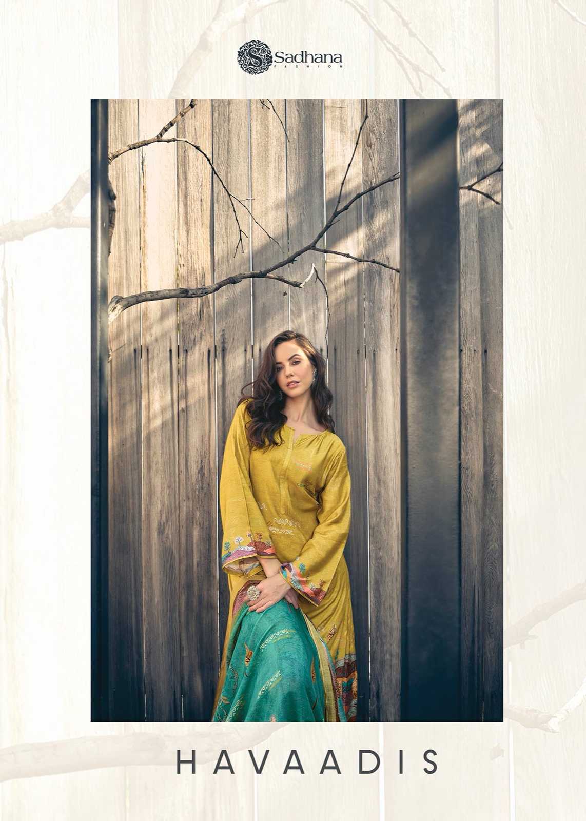 sadhana fashion havaadis muslin silk digital print elegant dress material