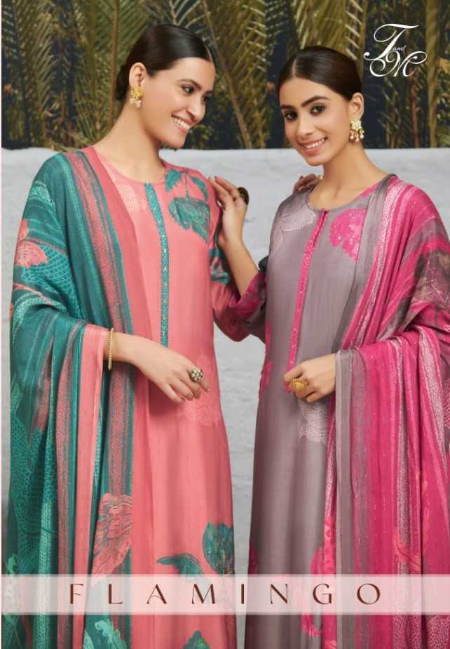 t&m designer flamingo 530 ab fancy digital print unstitch salwar kameez