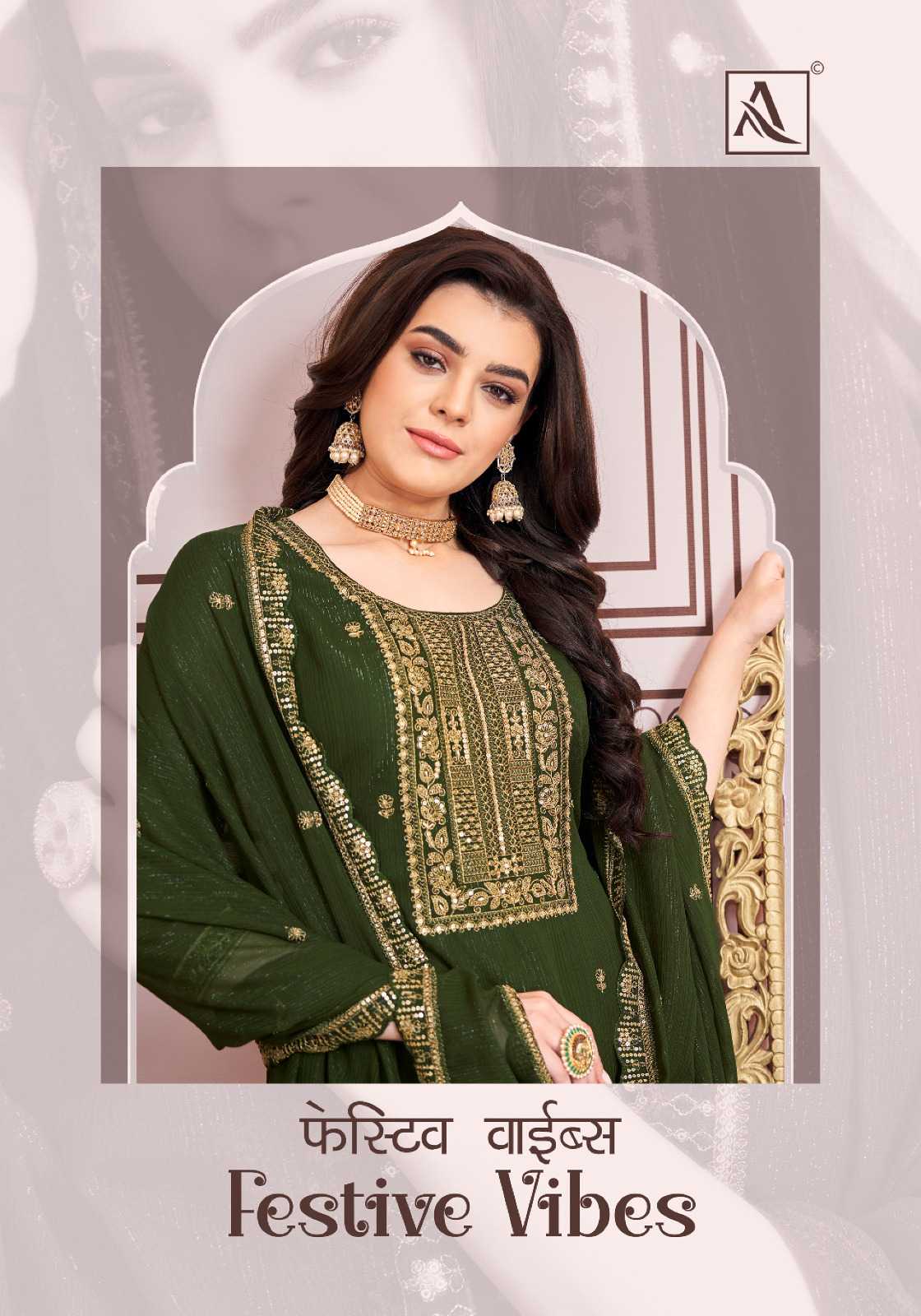 alok suit festive vibes designer embroidery work unstitch salwar kameez