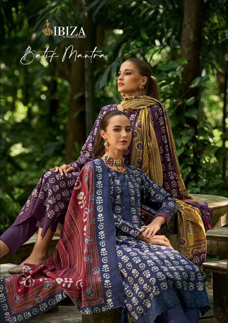 ibiza suit batik mantra designer viscose muslin digital print dress material