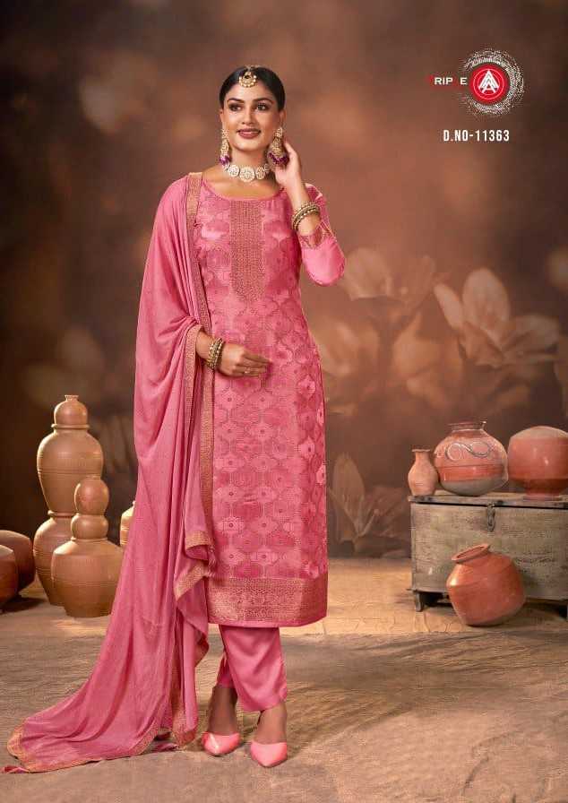 kalaroop payal vol 3 designer festive wear self weaving unstitch ladies suit