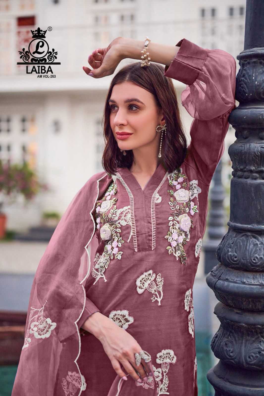 laiba am vol 263 readymade eid collection pakistani suit