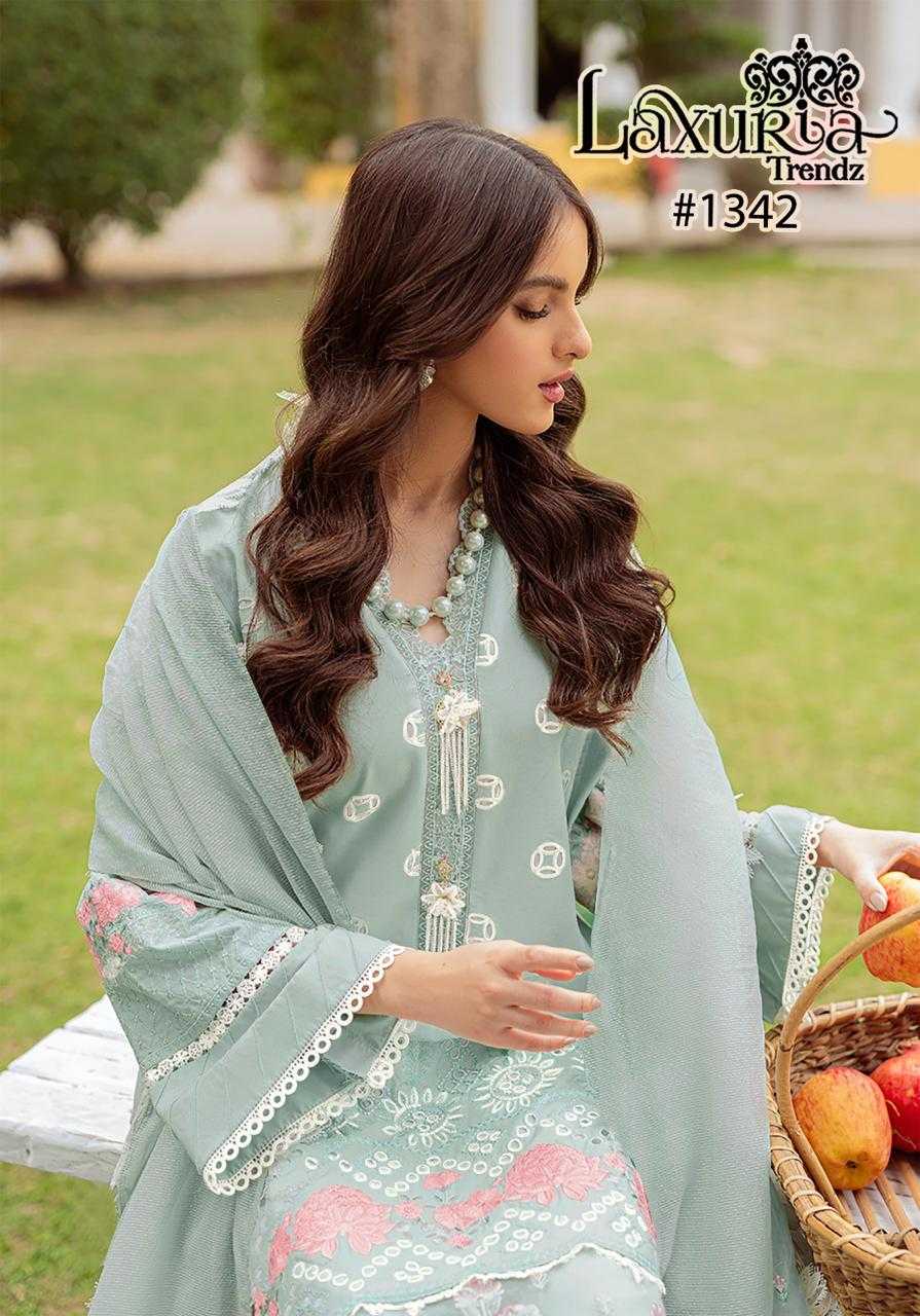 laxuria 1342 readymade eid special designer pakistani salwar kameez