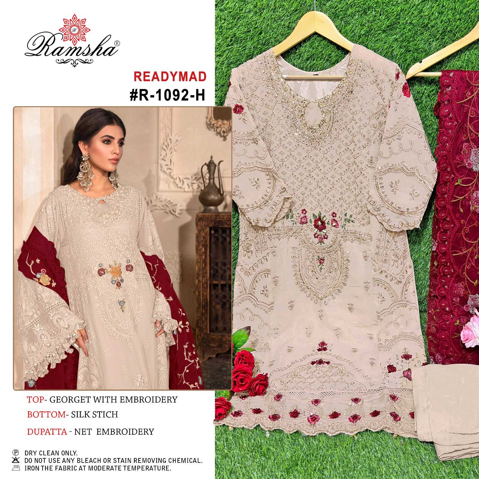 ramsha 1092 nx efgh readymade pakistani designer suit